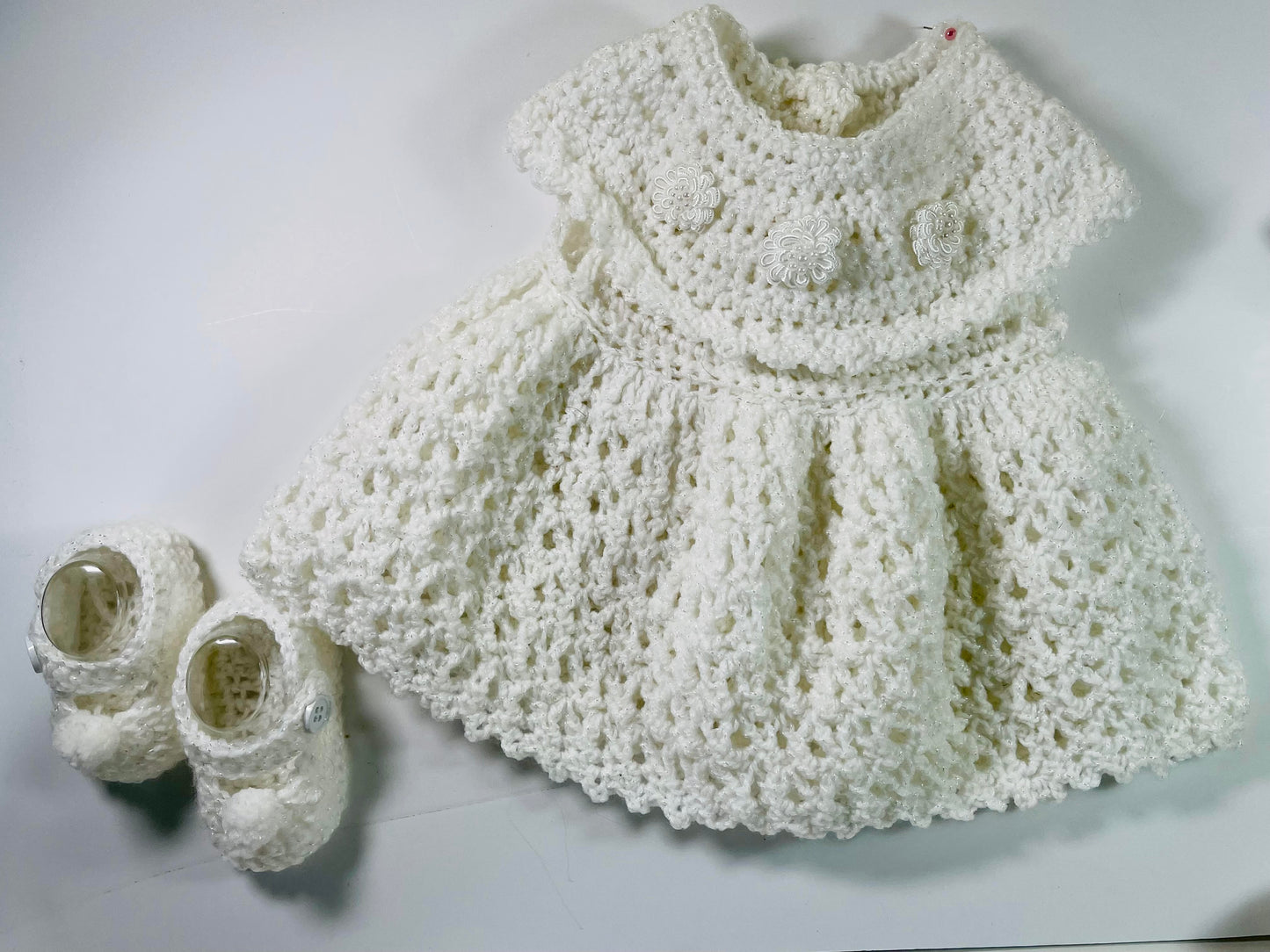 Christening Dress and Booties